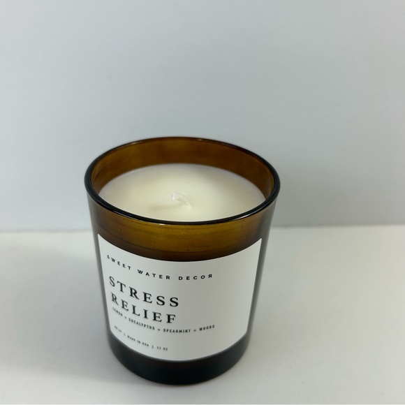 Sweet Water Decor Stress Relief Soy Candle Made in the USA - Picture 2 of 4